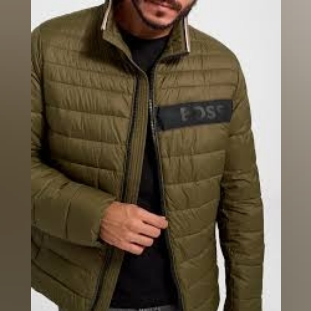NWT BOSS Mens Darolus Lightweight Quilted Jacket Size S - Picture 4 of 14